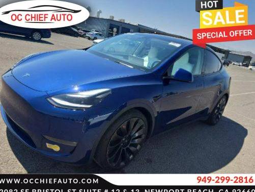 TESLA MODEL Y 2022 7SAYGDEF0NF560874 image